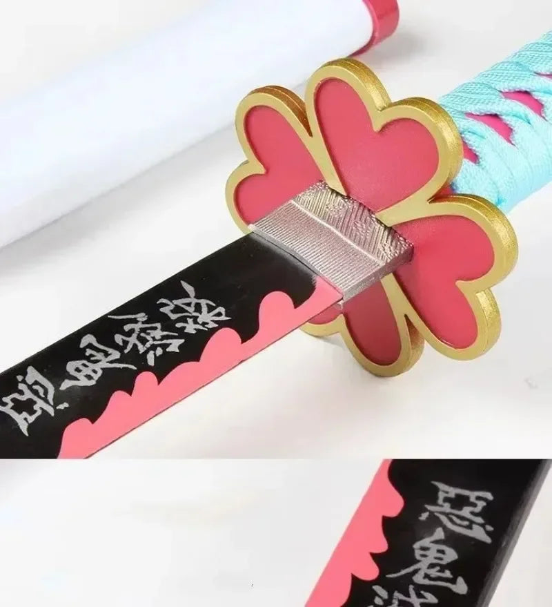 40inch Bamboo Katana Anime Cosplay Costume Prop Large Safe Ninja Knife Blade Real Size Japanese Original Samurai Sword Toy Gift