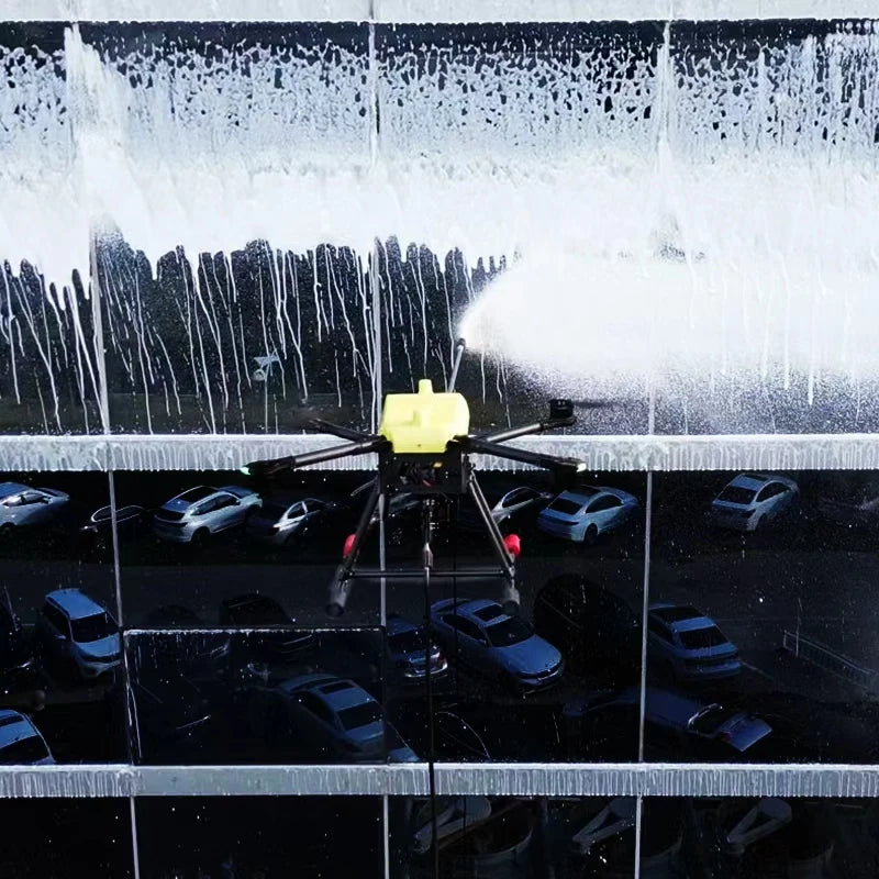New Professional Industrial High Pressure Cleaning Drone for Home & Commercial Use on Glass Solar Panels Roofs