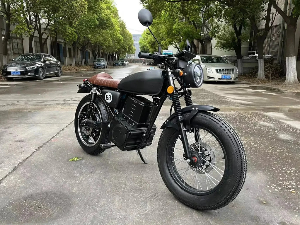 STROVAN  The Latest New Energy Lithium Battery High Speed New Arrival Good Quality Fashion Model Retro Electric Motorcycle 2000W