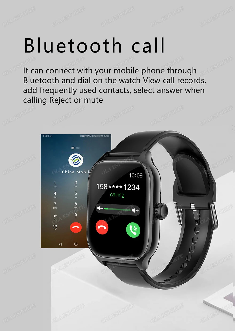 New Outdoor Military GPS Smart Watch Men Waterproof Multiple Sport Mode Fitness HD Bluetooth Calls Smartwatch Men Women Bracelet