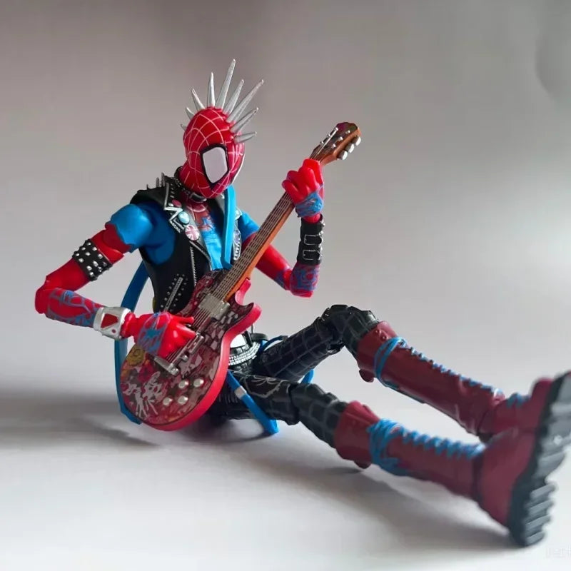 IN STOCK CT Toys Spider-Punk Action Figure Spider-Man Across The Spider-Verse SHF Collectible Model Toy Gift
