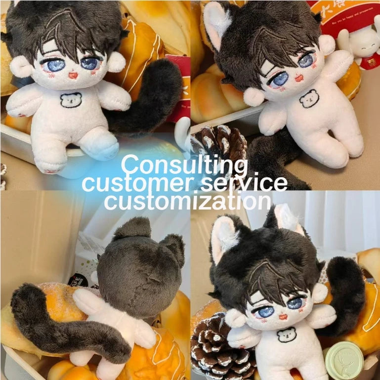 Customization Dress Up Cotton Stuffed Toys 20CM Anime Attributes