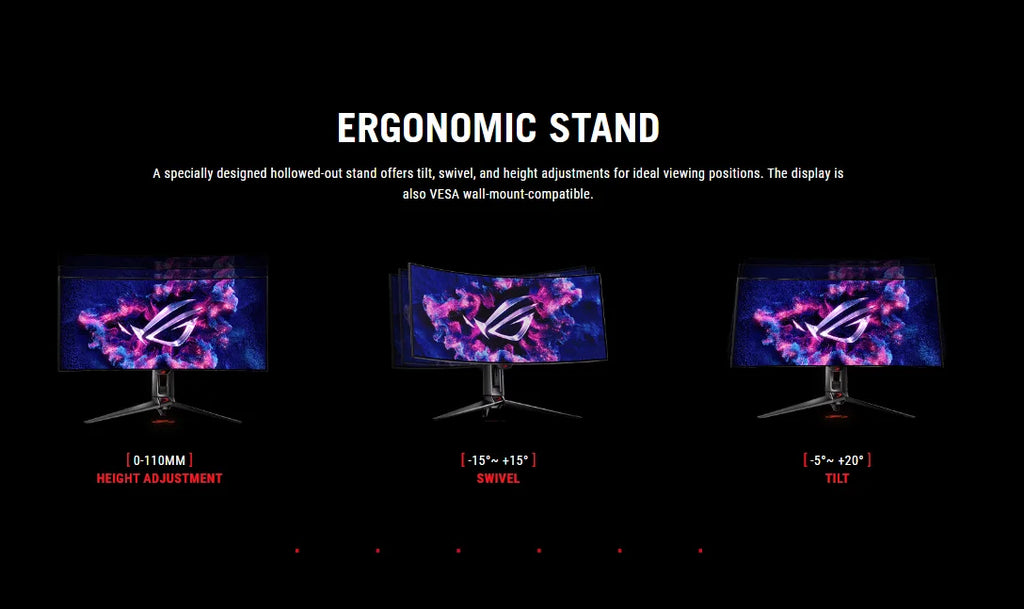 ROG Swift OLED PG34WCDM 800R SURFACE SCREEN OLED 34inch 240Hz 4k 3440x1440 800R Curved Screen 0.03ms Monitors DISPLAY TYPE-C 90W