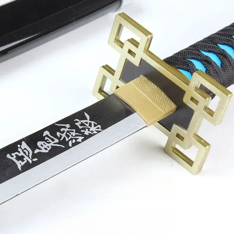 104cm Japanese Katana Samurai Sword Accessory Demon Slayer Katana Tanjirou Sword Kimetsu No Yaiba Iron Ninja Knife Cosplay Toy