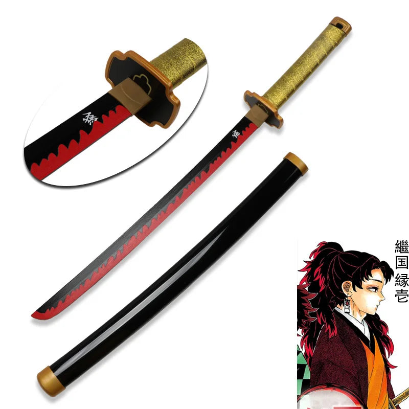 Original Anime Katana Cosplay Weapons Anime Cosplay Sword Zenitsu Kyoujurou Tanjiro Swords