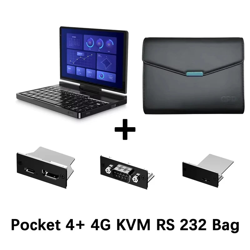 2025 NEW Original GPD Pocket 4 Laptop AMD AI 9 HX 370 32GB DDR5 2TB NVMe 8.8-inch Mini Portable Gaming Notebook Office Study PC