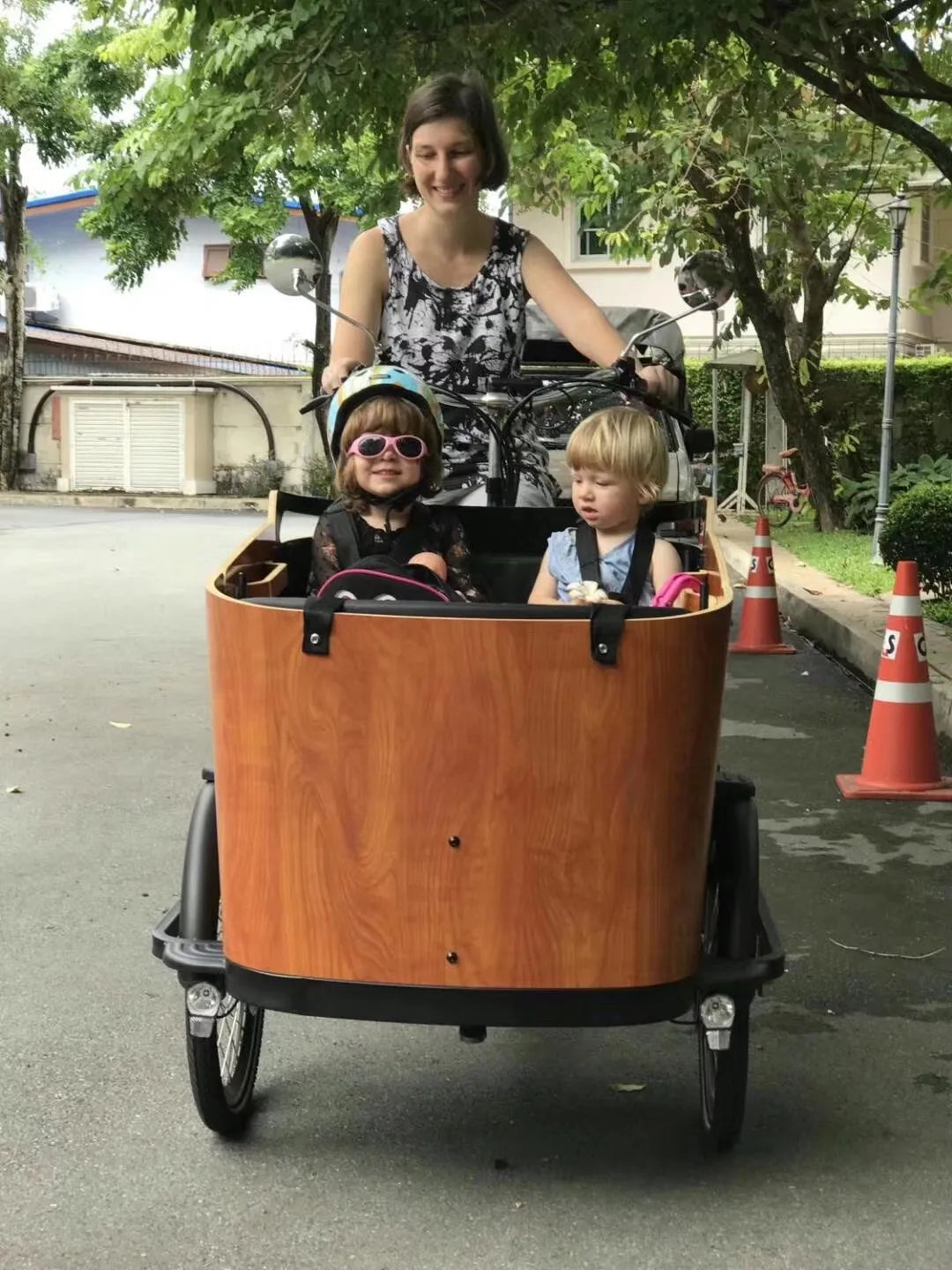 Denmark Design Three Wheel Electric Twin 3 In 1 Baby Pram Stroller