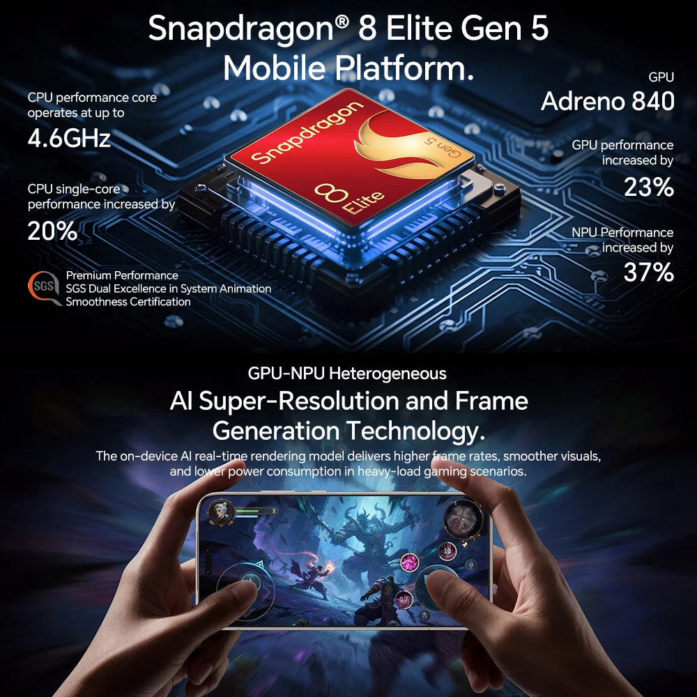 Global Version HONOR Magic8 Pro Snapdragon 8 Elite Gen 5 6.71'' 120Hz OLED Display 7100mAh 100W SuperCharge Magic 8 Pro Phones