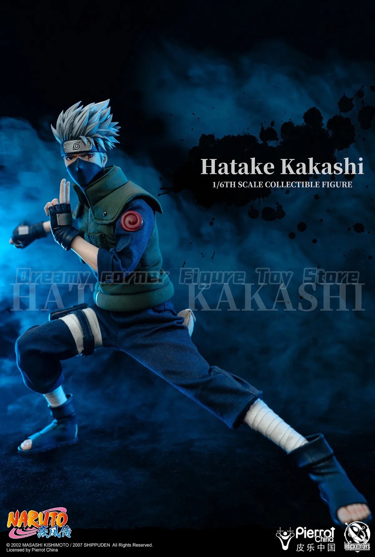 【In Stock】RocketToys ROC-004 NARUTO Shippuden Hatake Kakashi 1/6 Action Figure