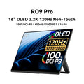 EHOMEWEI RO Series Pro 16" 3K 120Hz Touch Portable Monitor 100% DCI-P3 Active Stylus USB-C HDMI External Display Windows Mac
