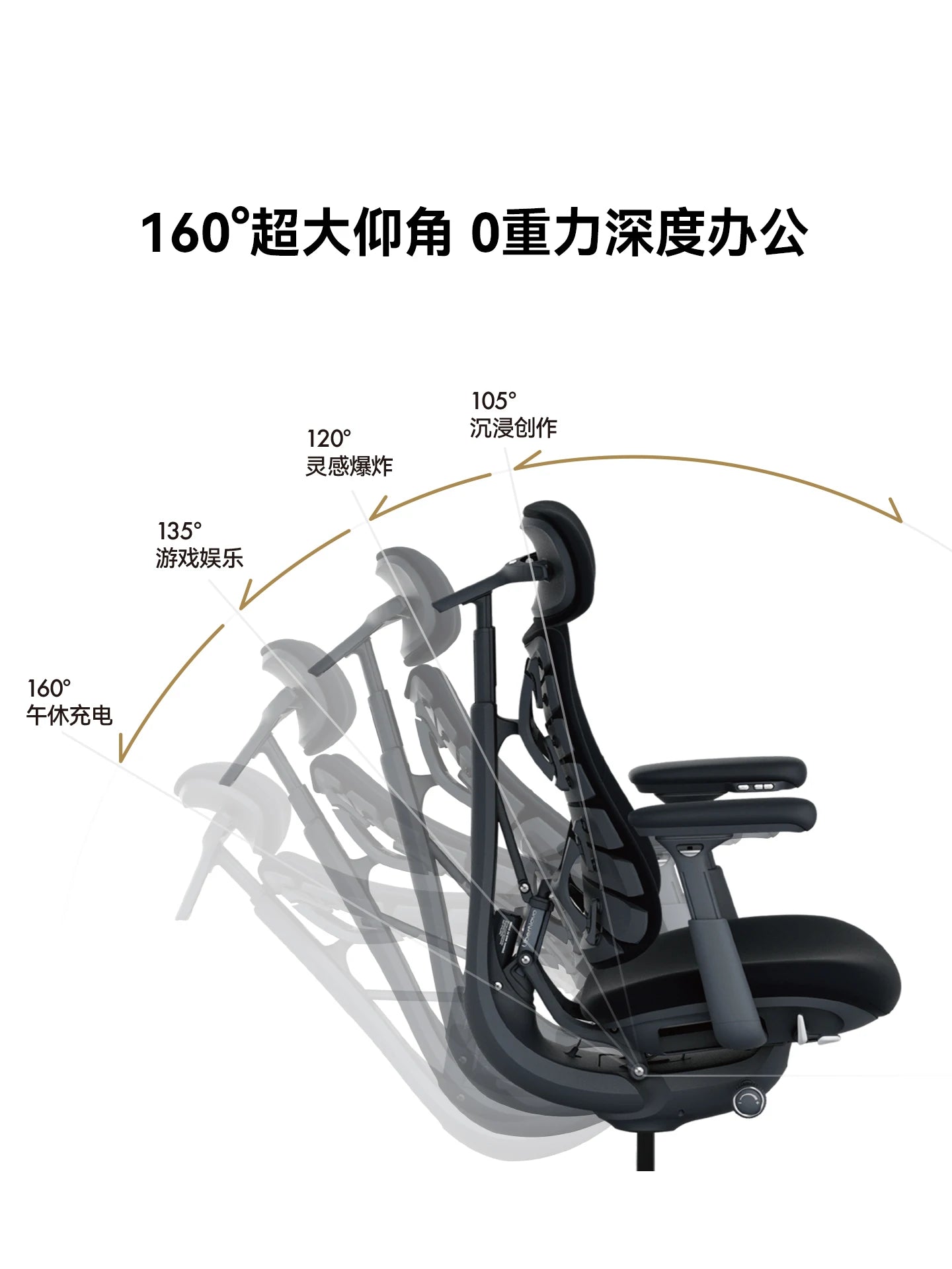 Ergonomic Chair Computer Relaxation Dynamic Ergonomic Chair