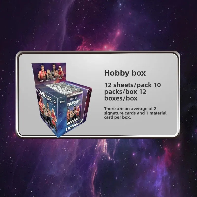 Chrome WWE Trading Cards Mega Box Genuine Collectible Mystery Box Hobby Gifts for Boys Girls Kids Birthday Christmas Presents