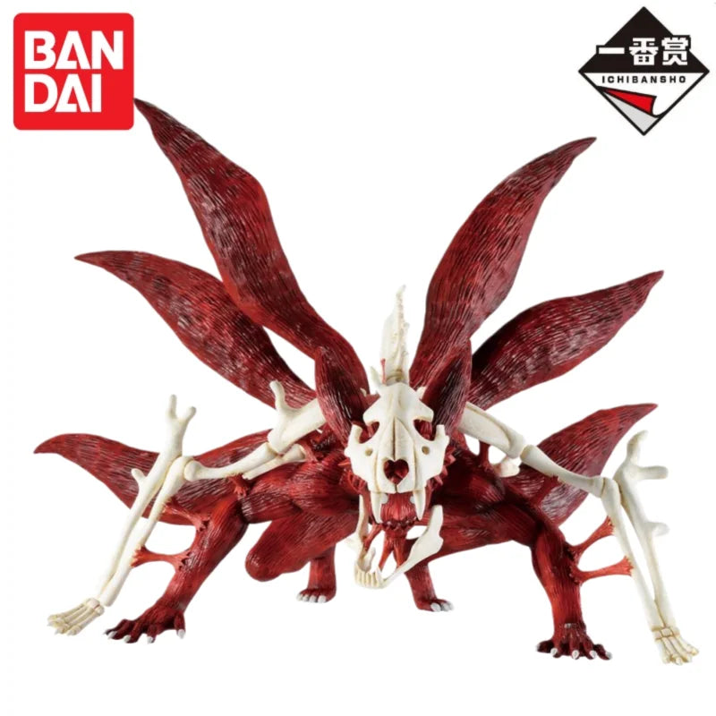 In Stock Original Bandai Ichiban Kuji Sighs of Reincarnation and Bridges of Peace Naruto Kurama Anime Model Collectible Toy