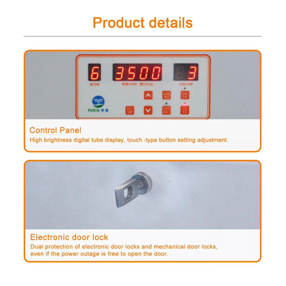 Laboratory Benchtop Centrifuge 500ML Low Speed Centrifuge 5000RPM