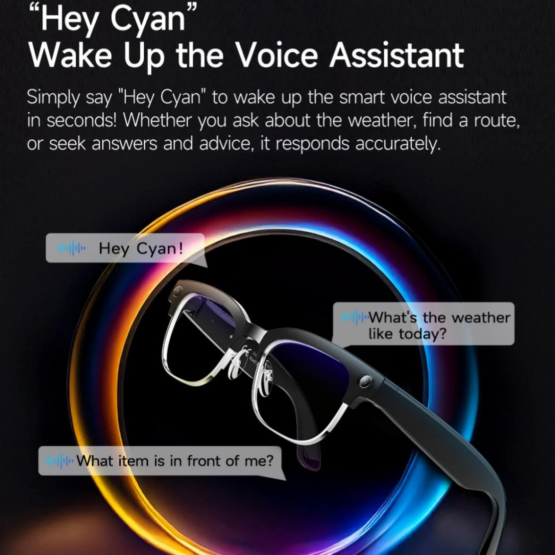 2026 New 8K HD AI Smart Glasses Men Chat GPT 800MP Camera Bluetooth Call AI Translation Voice Assistant Control Sunglasses Wome