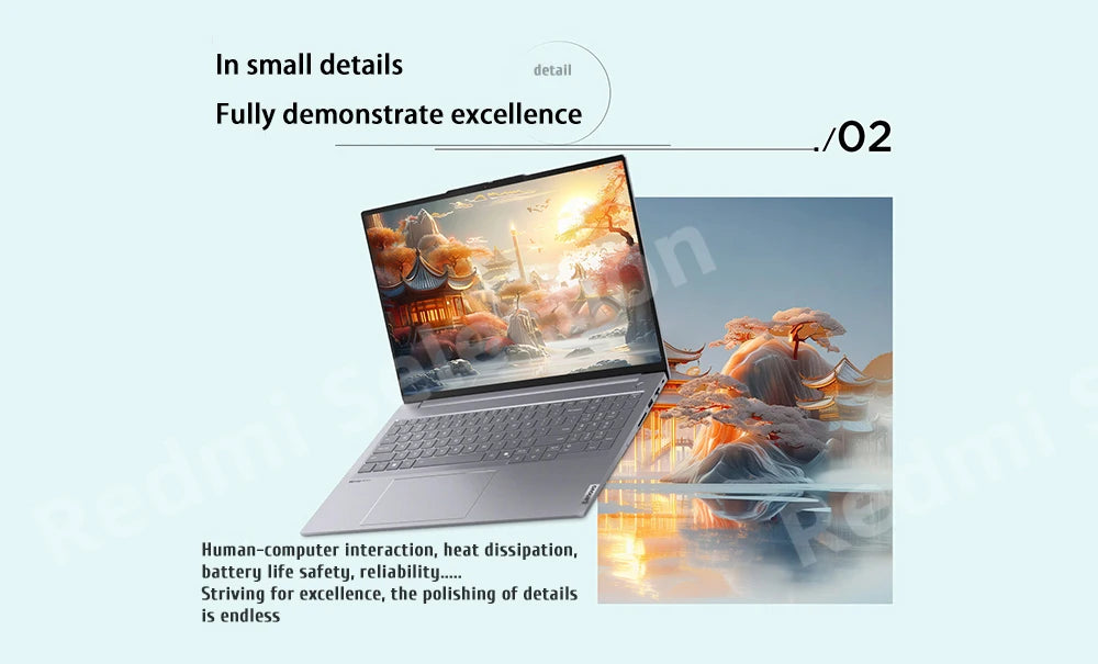 Lenovo Laptop ThinkBook 16+ 2024 AI Ryzen AI 9 365  RAM 32GB  1TB SSD AMD Radeon 880M 16-inch 3.2K LED 165Hz Screen Notebook Pc