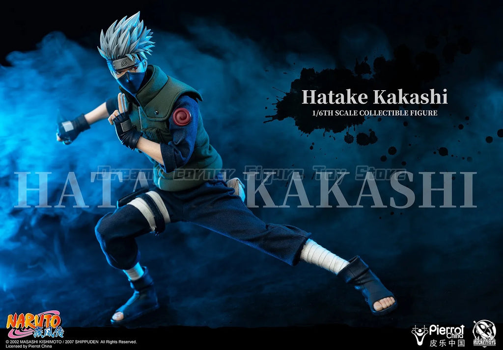 【In Stock】RocketToys ROC-004 NARUTO Shippuden Hatake Kakashi 1/6 Action Figure