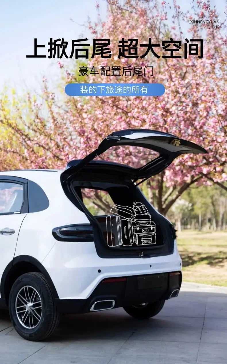 Laotou Le electric four-wheeler oil-electric dual-purpose vehicle heating and cooling air conditioner new energy women's