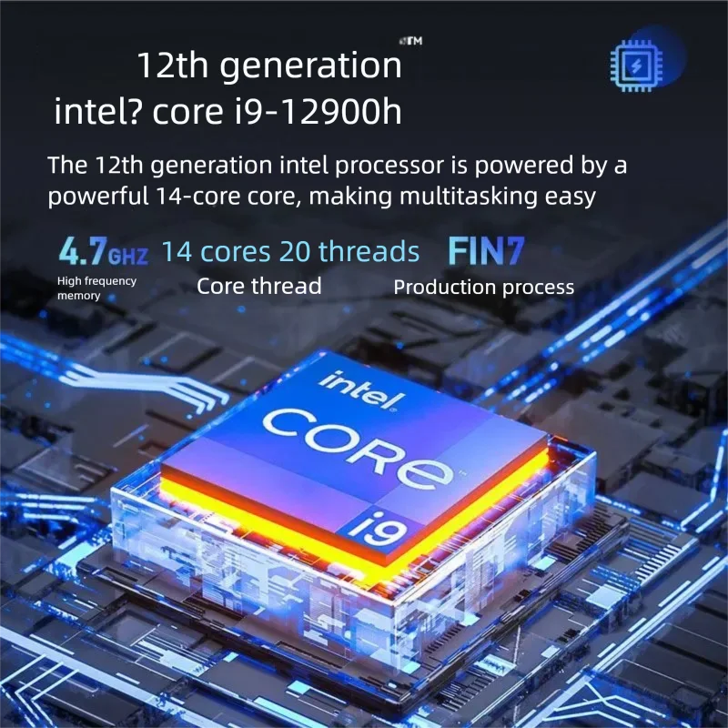Intel 13th Gen Core I9 Mini PC Portable Desktop Computer with Thunderbolt 4 Dual Network for Home Gaming And Office Use