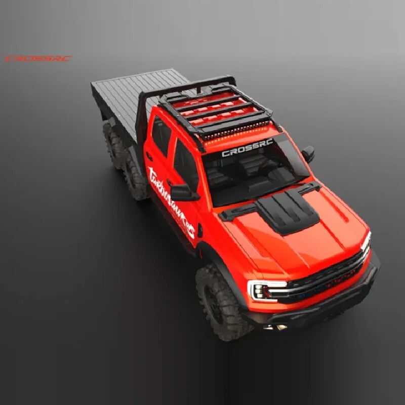CROSSRC 1/5 Scale EMO XX2 XXL2 Tarbosaurus Remote Control Electric Off Road Climbing Pickup Truck All Terrain RC Hobby Vehicle