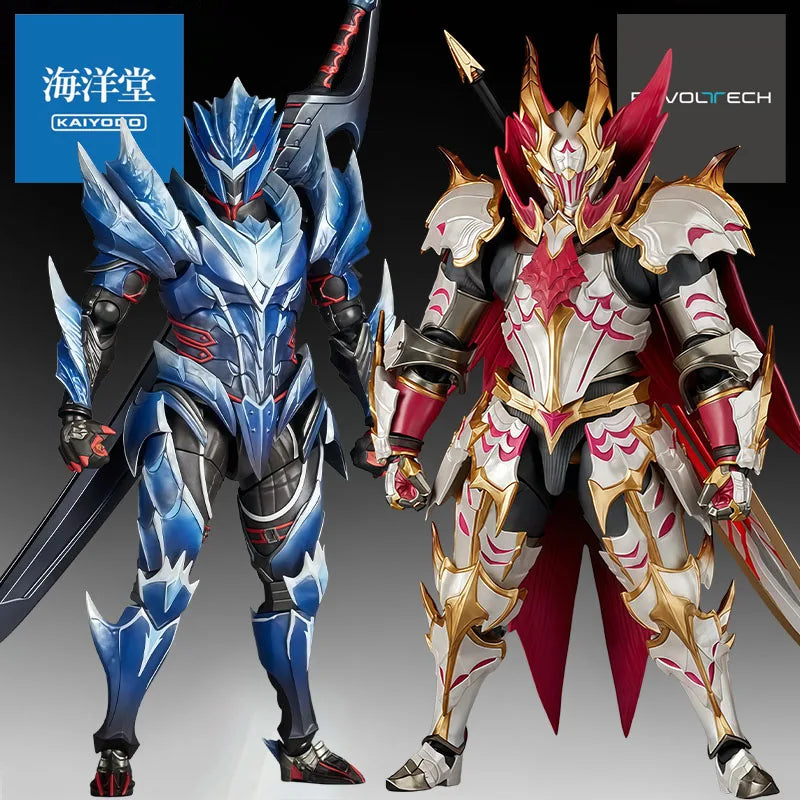 KAIYODO Genuine Revoltech Anime Figure  Lunagaron & Malzeno Action Figure Toys for Boys Kids Gift Collectible Model Ornaments