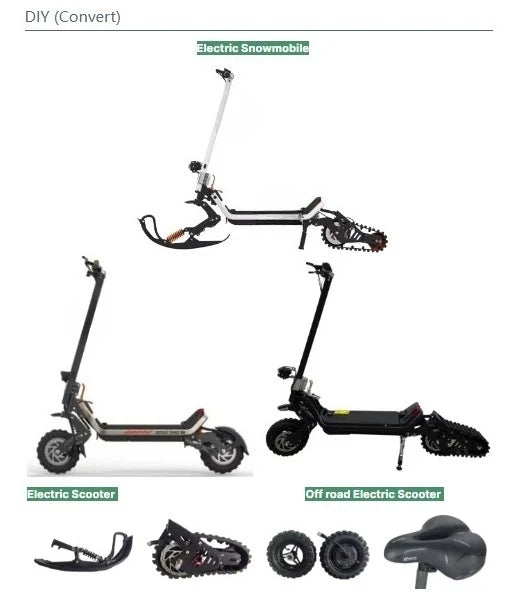 New Fashion 2024 Winter Off Road Kick electric snow scooter snowmobile for adults salecustomcustomcustomcustom