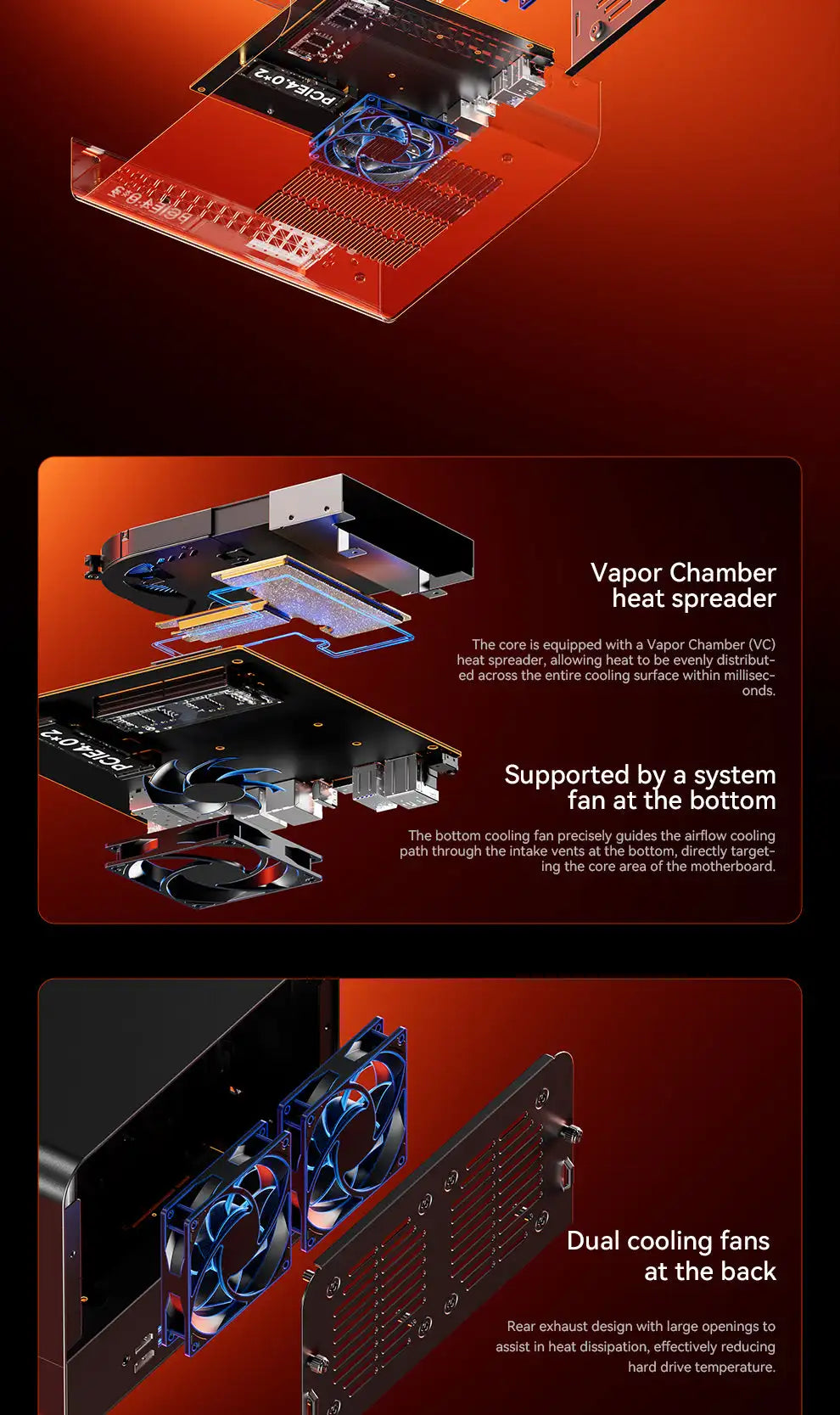 AOOSTAR High‑Performance NAS Mini PC AMD Ryzen 7 PRO 8845HS 11‑Bay HDD+M.2 SSD DDR5 ECC Dual 2.5G LAN USB4 OCuLink