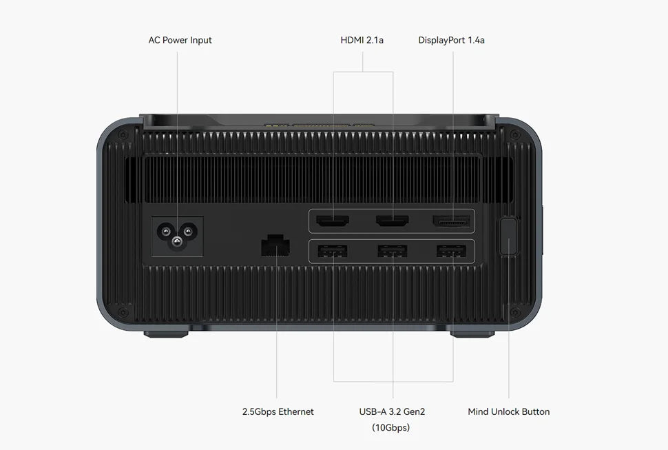 Khadas Graphics NVIDIA Geforce RTX 4060 Ti 16GB GDDR6 160W eGPU Graphics Card Expansion Dock  with ThunderBolt 4/HDMI 2.1a/Mic