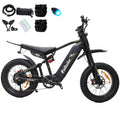 BAOLUJIE M2 Electric Bike Adults Mountain Bike 60V 25AH 20" Tires Ebike 2000W High-speed Motor Max Speed 45MPH【1 Year Warranty】