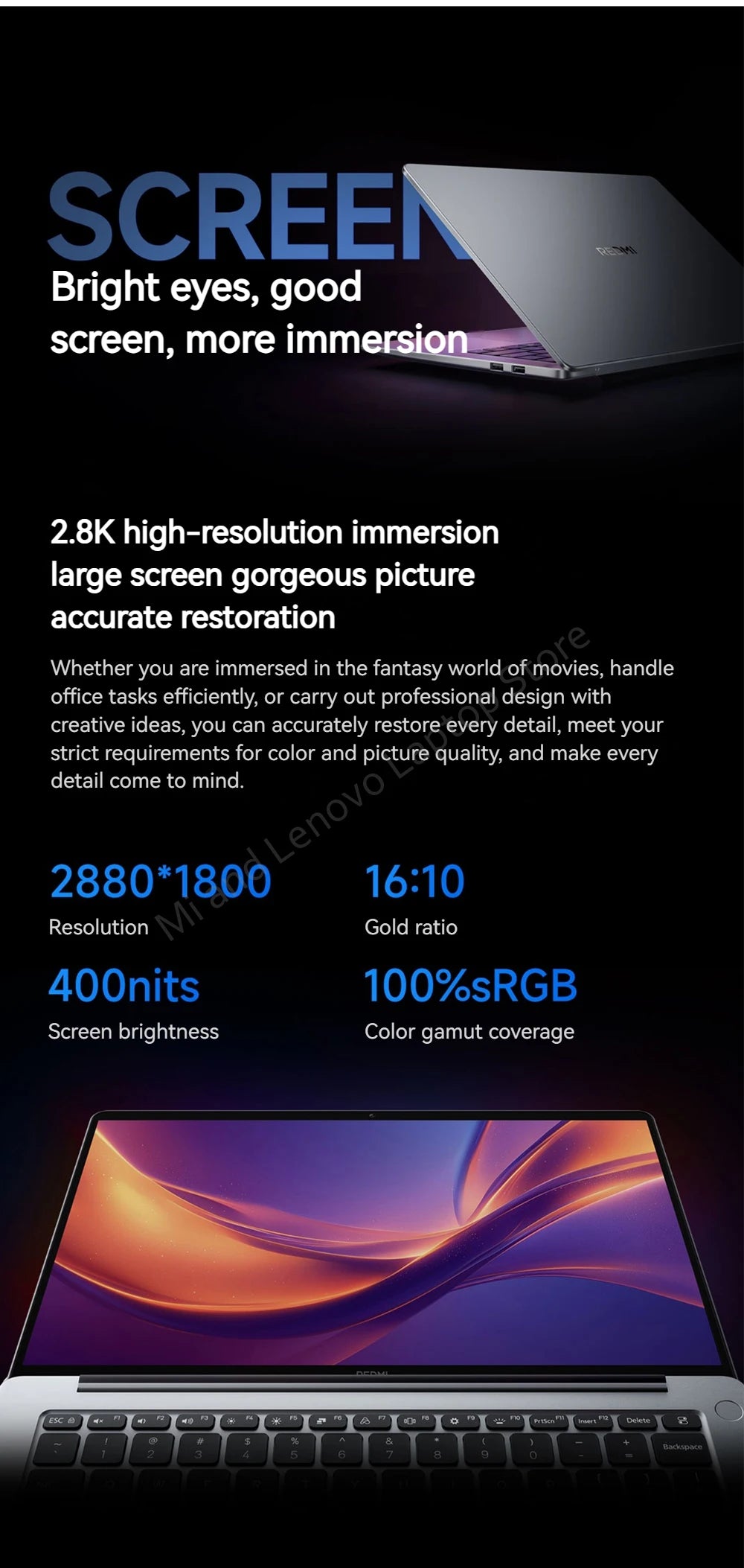 【World Premiere】REDMI Book 14 2025 NEW C5-220H 16G/32G+512GB/1TB 2.8K 120Hz Screen
