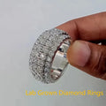 Men's Wedding Gift Band Ring Lab Grown Diamond 2.7CTW Round Shape DEF VS-VVS Diamond Men Ring In Platinum 950