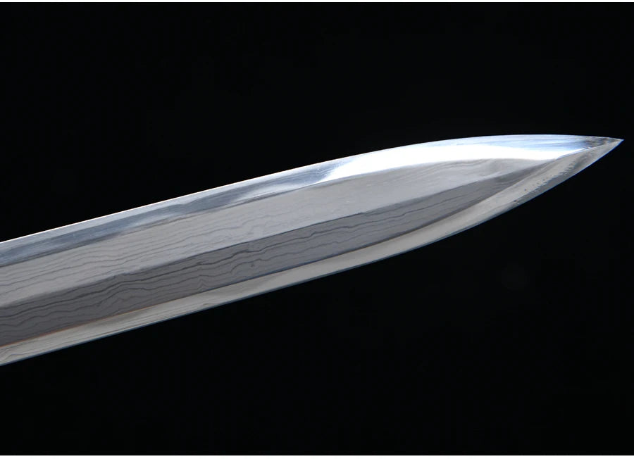 Premium Chinese Han Swords Folded With T10 Steel Kobuse Clay Tempered Real Hamon Blade Sharp Ready for Battle Weapon Katanas