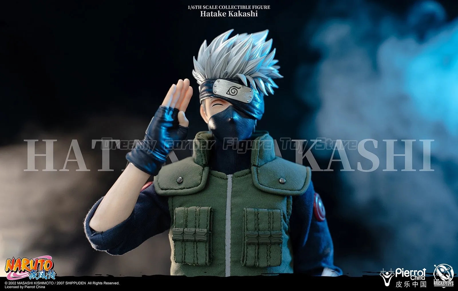 【In Stock】RocketToys ROC-004 NARUTO Shippuden Hatake Kakashi 1/6 Action Figure