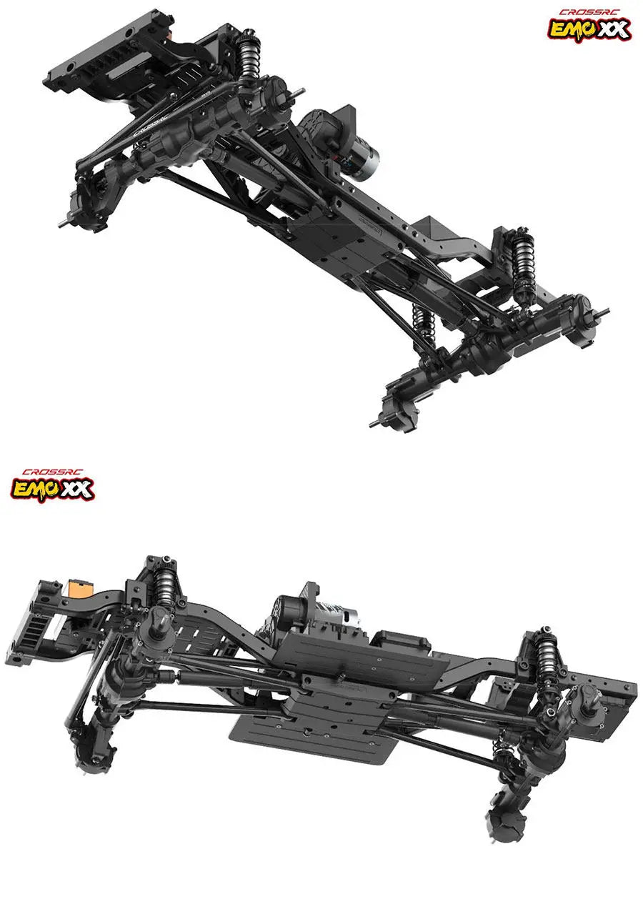 In Stock Emo Xx 1/6 Rc Electric Remote Control Climbing Truck Rock Breaker Off Road Vehicle With Led Strobe Lights For Hobbyists