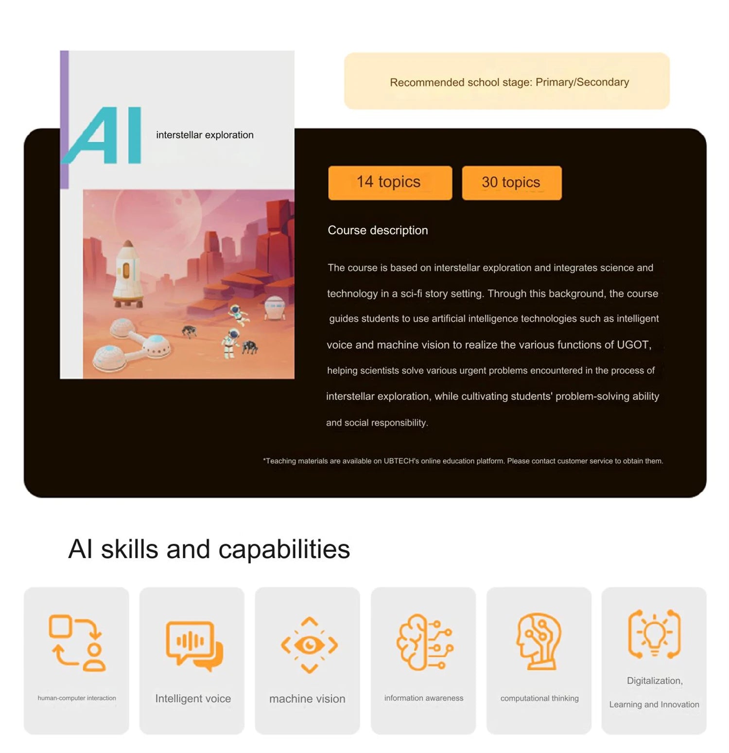 UBTECH UGOT Multi-morphic AI Educational Robot