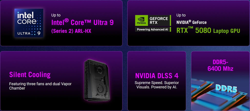 New  27 5HX CPU DDR5 RAM 32G  ROG NUC 2025 NUC15JNK Mini PC Gaming RTX5 080 Ultra 9 Liquid Metal Mini PC Computer NUC PC Gaming