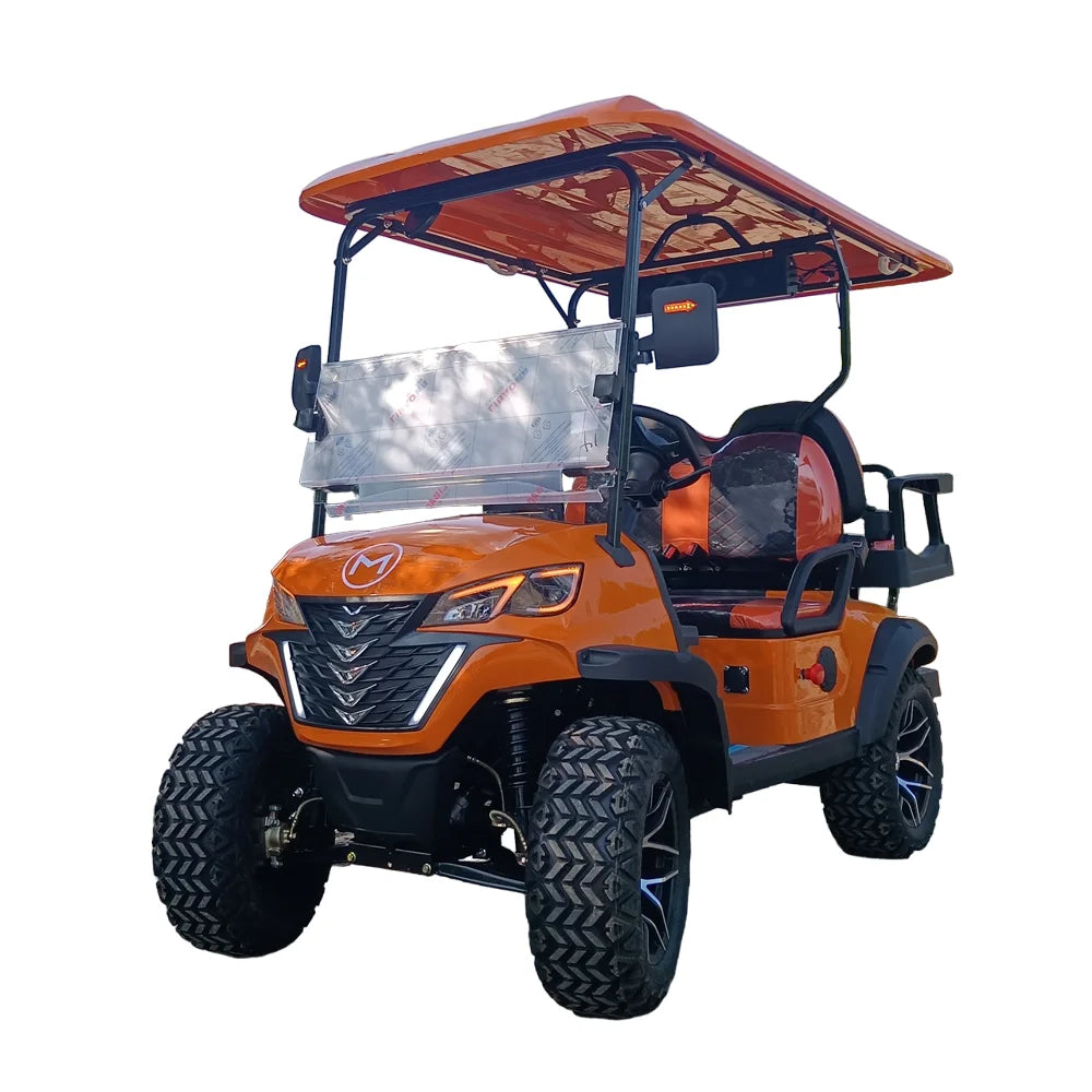 Top Sales Newest Adult 48V 60V 72V Electric Golf Buggy 4 Wheel 2/4/6/8 Seater Off Road Car Electric Golf Cart