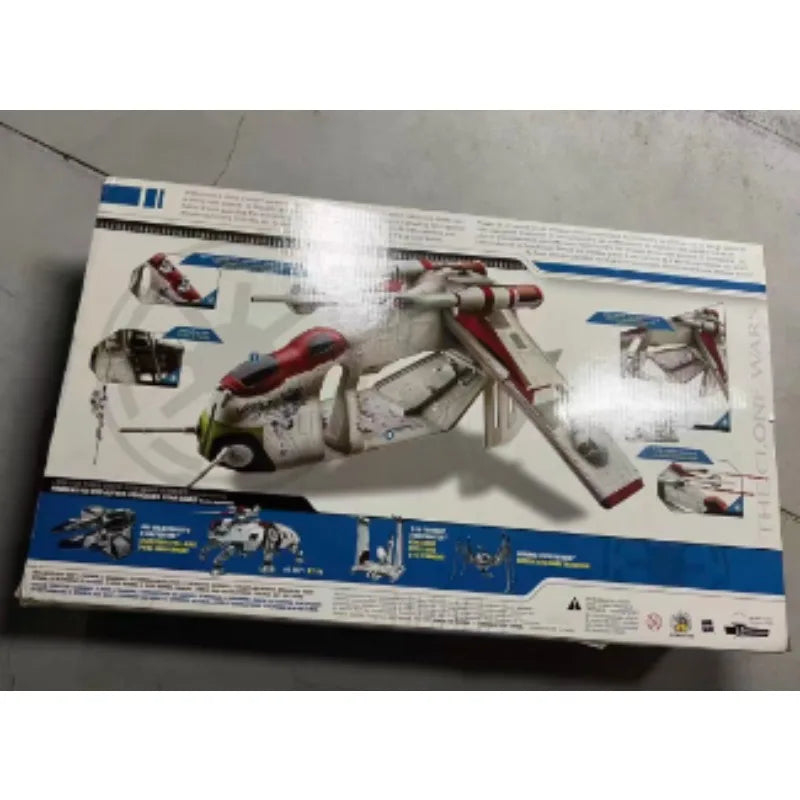 Original Hasbro Star Wars THE CLONE WARS REPUBLIC GUNSHIP Anime Figure Toy Model Collection