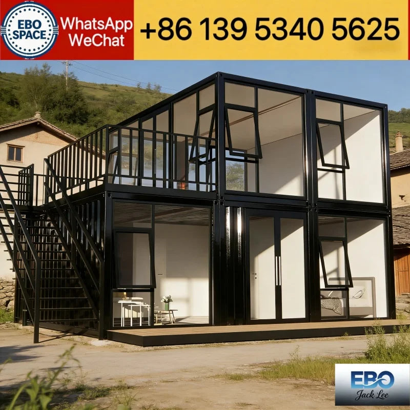 Made in China 30ft Waterproof Folding House Outdoor Garden House 2-3 Bedroom Modular Container House
