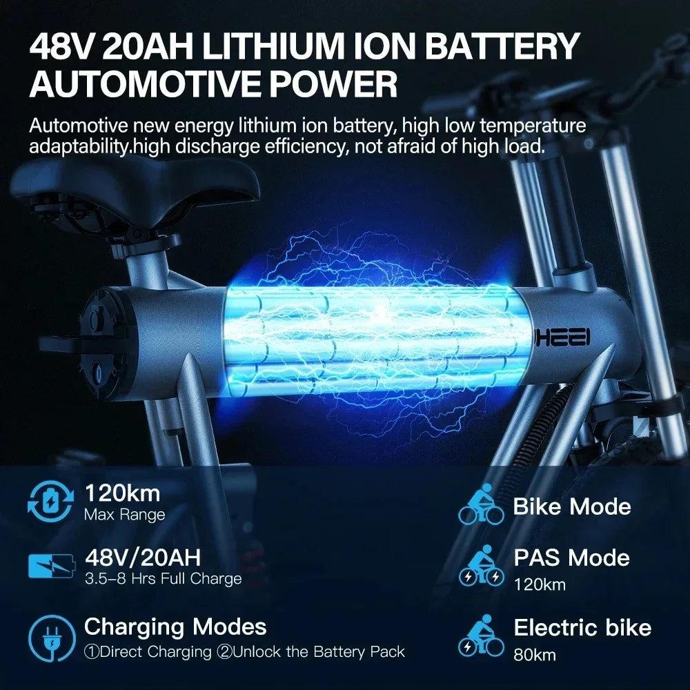 Coswheel T20 Electric bike peak 1500W motor 48V20AH battery Hydraulic brakes Electric Bicycle Off-road 45km/h off road E-bike