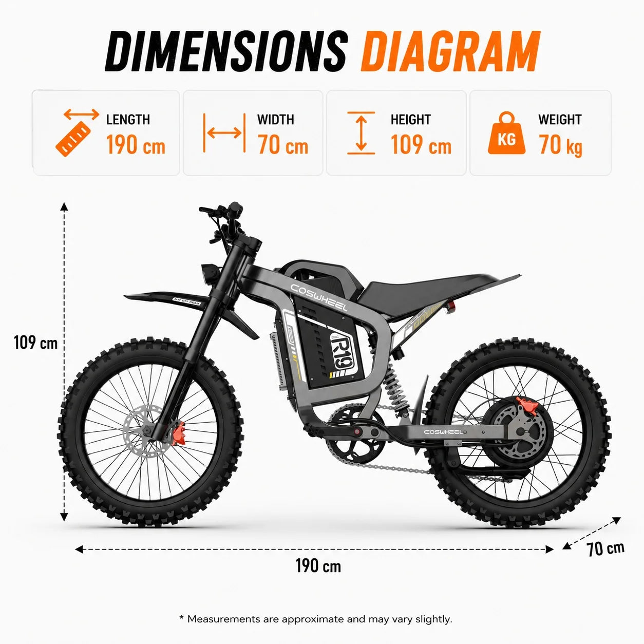 Electric Dirt Bike for Adults 9000W Motor Electric Motorcycle New In 50 MPH High-Speed E-bike Battery 72V 40AH Off-Road E Bike