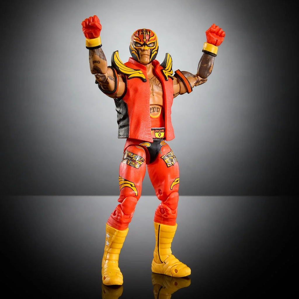 In Stock Original Mattel WWE Ultimate Edition 23 LA Knight  Rey Mysterio 6 Inch Scale Action Figure