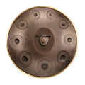 22" Stainless Steel Handpan (10 Notes) - Professional D-Kurd 432Hz Tuning for Superior Studio Performance