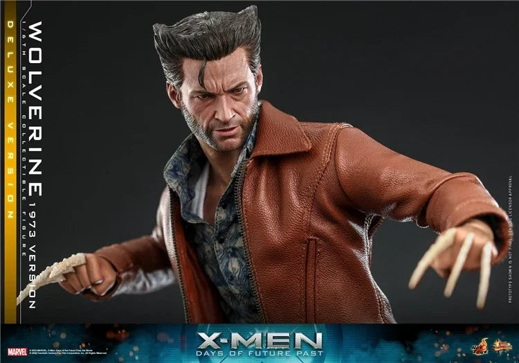 【MT】Hot Toys MMS660 Marvel  X-Men 1973 Version Wolverine Hugh Jackman Full Set Model 12In Soldier 1/6 Action Figure Movable