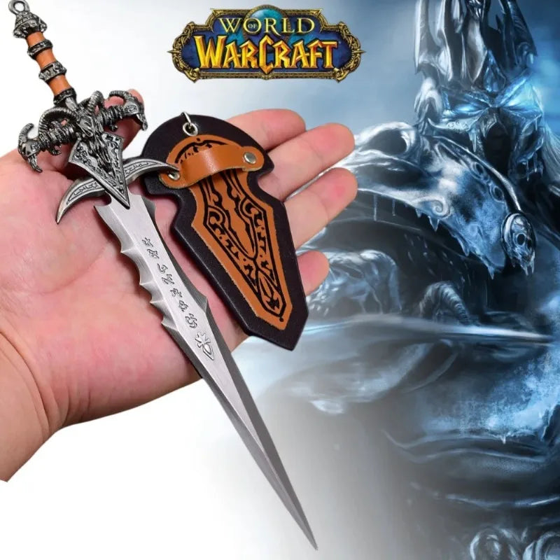 8.6/11.6inch Frostmourne Katana Anime World of Warcraft Lich King Sword Metal Ninja Knife Real Size Japanese Katana Sabre Toy