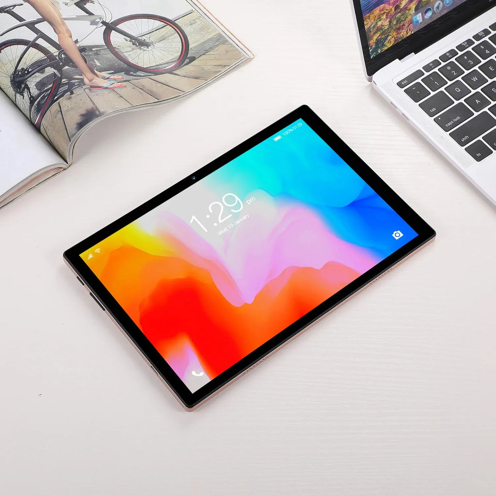 10.1 inch Android 11 Tablet 4GB+64GB Octa-Core Processor 5000mAh Battery1280x800 IPS FHD Touchscreen 2MP+5MP Camera, Bluetooth