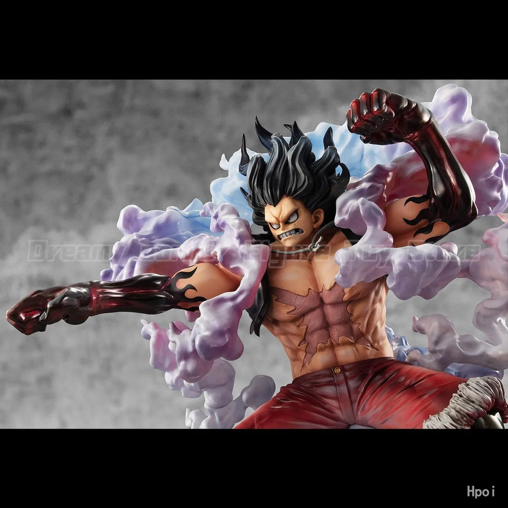 【In Stock】Original MegaHouse POP SA-MAXIMUM ONE PIECE Monkey D. Luffy Snakeman Figure Toy Model Collection