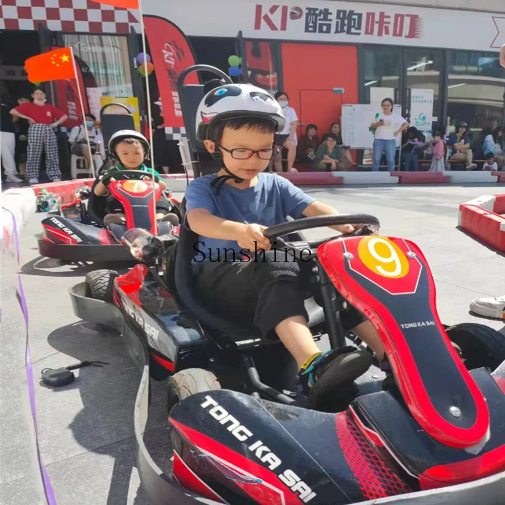 Playground Commercial Children's Electric Kadin/Racing Drift Four Wheel Electric Racing Car