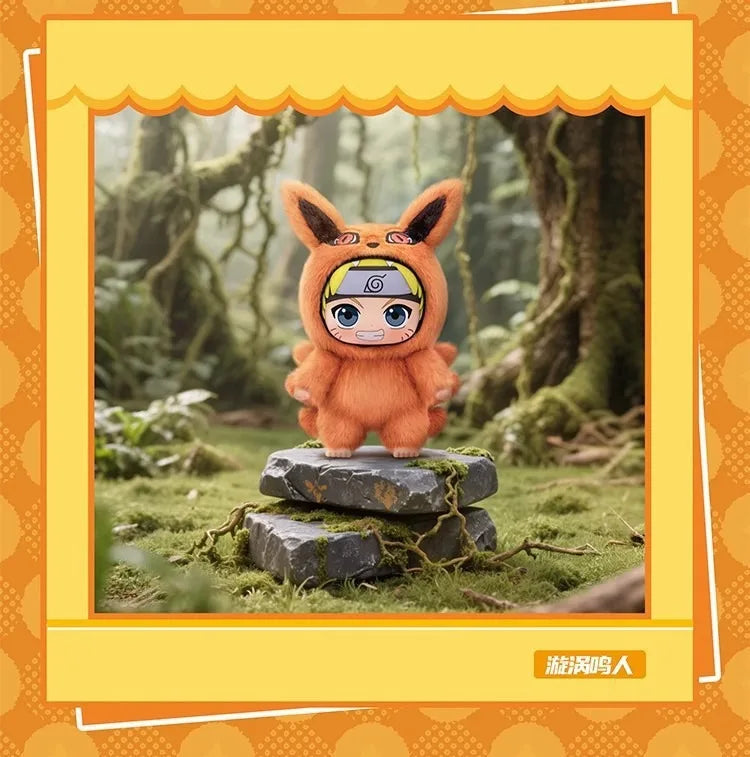 New Naruto action figure blind box Shippuden Beast Party series plush vinyl doll cute handmade custom gift ornaments