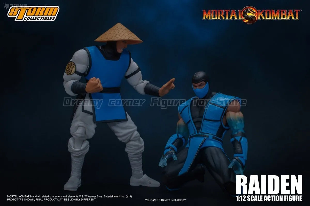 【In Stock】Original STORM COLLECTIBLES Mortal Kombat Series RAIDEN 1/12 Action Figure Toy Model Gift